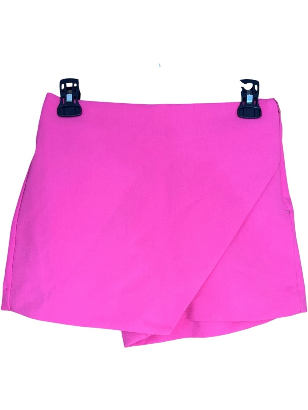 Zara Asymmetric Wrap Front Skort Pink